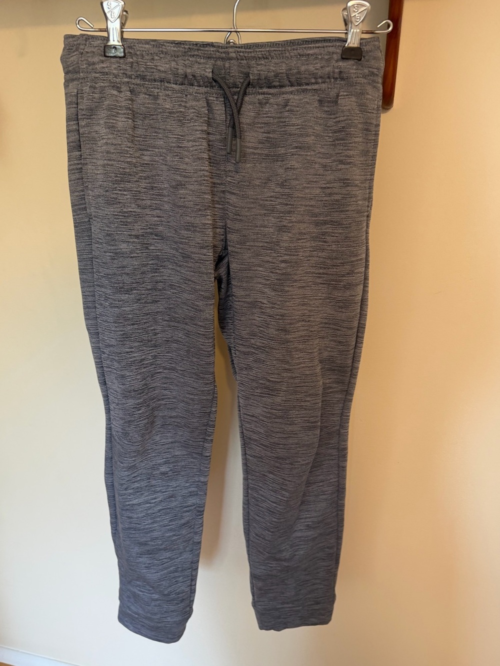 Heather Gray Kids Knit Joggers
